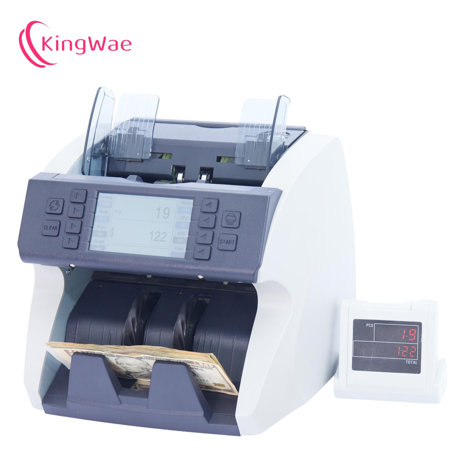 Multi-currency CIS Top-loading Banknote Counting Machine KW-SX09C Plus
