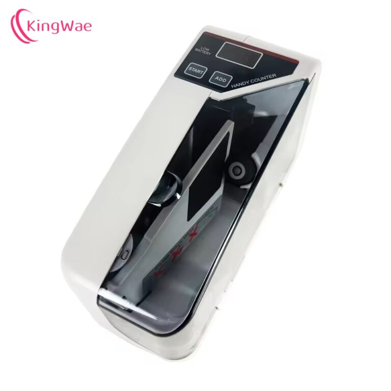 V30 portable mini banknote counter front view for B2B use
